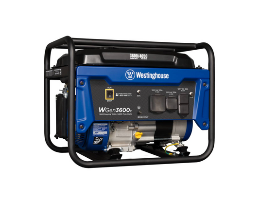 Westinghouse WGen3600v 4650 Peak Watt Portable Generator RV Ready